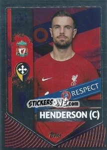 Sticker Jordan Henderson (Captain) - UEFA Champions League 2022-2023
 n. 305 - Topps