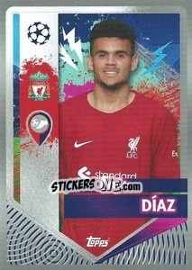 Sticker Luis Díaz - UEFA Champions League 2022-2023
 n. 308 - Topps