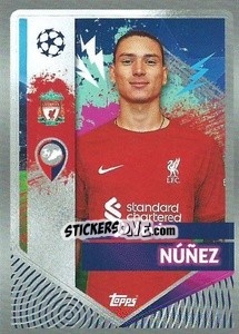 Sticker Darwin Núñez - UEFA Champions League 2022-2023
 n. 312 - Topps