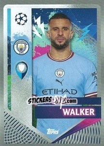 Sticker Kyle Walker - UEFA Champions League 2022-2023
 n. 316 - Topps