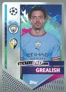Sticker Jack Grealish - UEFA Champions League 2022-2023
 n. 322 - Topps
