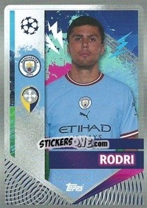 Sticker Rodri - UEFA Champions League 2022-2023
 n. 323 - Topps