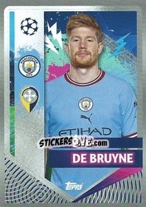 Sticker Kevin De Bruyne - UEFA Champions League 2022-2023
 - Topps