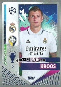 Sticker Toni Kroos - UEFA Champions League 2022-2023
 - Topps