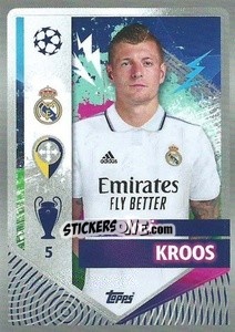 Sticker Toni Kroos - UEFA Champions League 2022-2023
 n. 399 - Topps