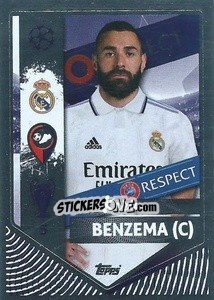 Sticker Karim Benzema (Captain) - UEFA Champions League 2022-2023
 n. 401 - Topps