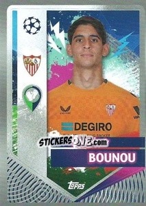 Sticker Yassine Bounou - UEFA Champions League 2022-2023
 n. 405 - Topps