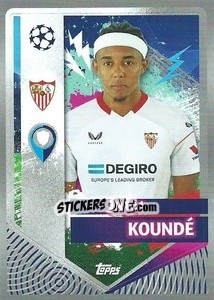 Sticker Jules Koundé - UEFA Champions League 2022-2023
 n. 408 - Topps