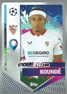 Sticker Jules Koundé - UEFA Champions League 2022-2023
 - Topps