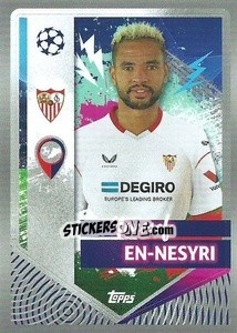 Sticker Youssef En-Nesyri - UEFA Champions League 2022-2023
 n. 419 - Topps