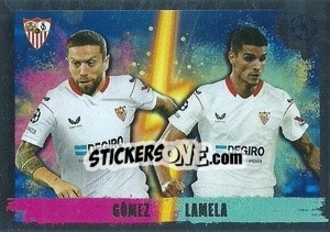 Sticker Papu Gómez / Erik Lamela (Double Impact) - UEFA Champions League 2022-2023
 - Topps