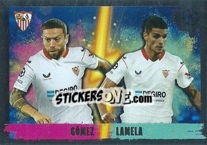 Sticker Papu Gómez / Erik Lamela (Double Impact) - UEFA Champions League 2022-2023
 n. 422 - Topps