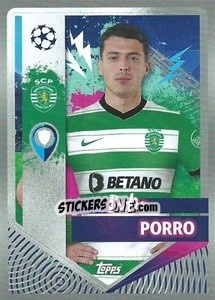 Sticker Pedro Porro - UEFA Champions League 2022-2023
 n. 446 - Topps