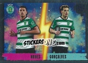 Sticker Matheus Nunes / Pedro Gonçalves (Double Impact) - UEFA Champions League 2022-2023
 n. 458 - Topps