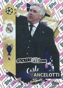 Sticker Carlo Ancelotti (Real Madrid C.F.)