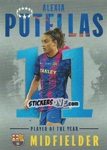 Sticker Alexia Putellas (Player of the Year) - UEFA Champions League 2022-2023
 n. 540 - Topps