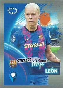 Figurina Mapi León (Top defender 2021/22) - UEFA Champions League 2022-2023
 - Topps