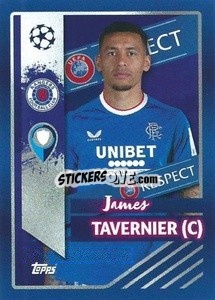 Sticker James Tavernier (Captain) - UEFA Champions League 2022-2023
 - Topps