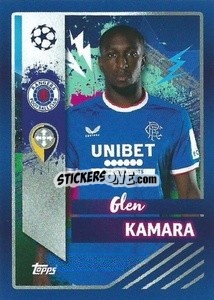 Sticker Glen Kamara - UEFA Champions League 2022-2023
 n. 636 - Topps