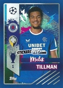 Sticker Malik Tillman - UEFA Champions League 2022-2023
 - Topps