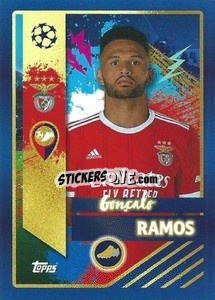 Sticker Gonçalo Ramos (Golden Goalscorer) - UEFA Champions League 2022-2023
 n. 659 - Topps
