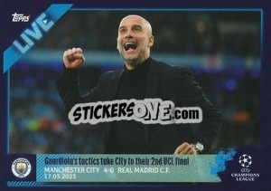 Sticker Pep Guardiola Esulta - UEFA Champions League 2022-2023
 n. L92 - Topps