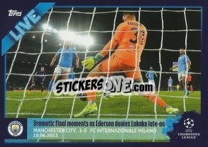 Sticker Ederson Para - UEFA Champions League 2022-2023
 n. L96 - Topps