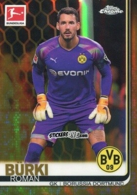 Sticker Roman Bürki - Bundesliga Chrome 2019-2020 n. 78g - Topps