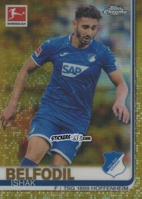 Sticker Ishak Belfodil - Bundesliga Chrome 2019-2020 n. 83g - Topps