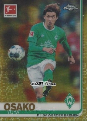 Sticker Yuya Osako - Bundesliga Chrome 2019-2020 n. 84g - Topps