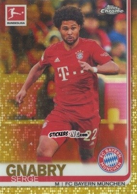 Sticker Serge Gnabry - Bundesliga Chrome 2019-2020 n. 75o - Topps