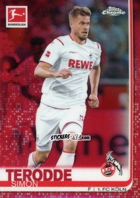 Sticker Simon Terodde - Bundesliga Chrome 2019-2020 n. 21rd - Topps