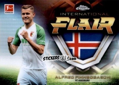 Sticker Alfreð Finnbogason - Bundesliga Chrome 2019-2020 n. IF-9 - Topps