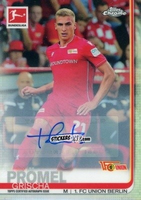 Sticker Grischa Prömel - Bundesliga Chrome 2019-2020 n. A44g - Topps