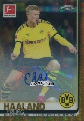 Sticker Erling Haaland - Bundesliga Chrome 2019-2020 n. A45g - Topps