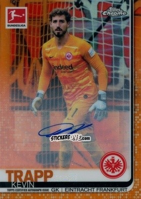 Sticker Kevin Trapp - Bundesliga Chrome 2019-2020 n. A80o - Topps