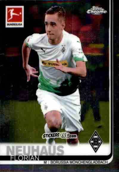 Figurina Florian Neuhaus - Bundesliga Chrome 2019-2020 n. 4 - Topps