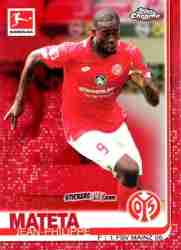 Cromo Jean-Philippe Mateta - Bundesliga Chrome 2019-2020 n. 20 - Topps