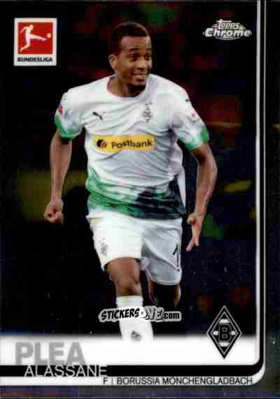 Figurina Alassane Plea - Bundesliga Chrome 2019-2020 n. 23 - Topps