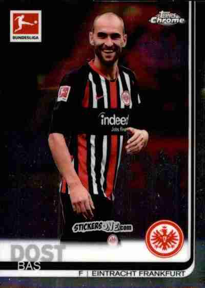 Figurina Bas Dost - Bundesliga Chrome 2019-2020 n. 42 - Topps