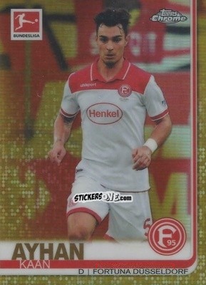 Sticker Kaan Ayhan - Bundesliga Chrome 2019-2020 n. 45 - Topps