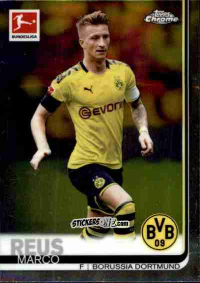 Figurina Marco Reus - Bundesliga Chrome 2019-2020 n. 50 - Topps