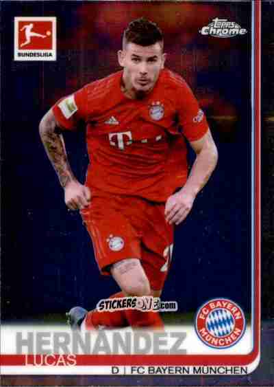Cromo Lucas Hernández - Bundesliga Chrome 2019-2020 n. 53 - Topps