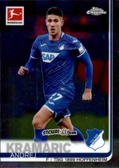 Cromo Andrej Kramaric - Bundesliga Chrome 2019-2020 n. 57 - Topps