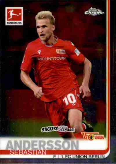 Figurina Sebastian Andersson - Bundesliga Chrome 2019-2020 n. 58 - Topps