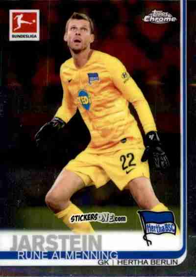 Figurina Rune Almenning Jarstein - Bundesliga Chrome 2019-2020 n. 60 - Topps