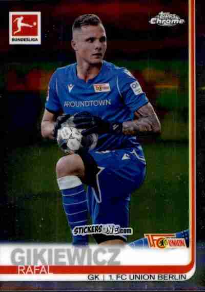 Cromo Rafa Gikiewicz - Bundesliga Chrome 2019-2020 n. 61 - Topps