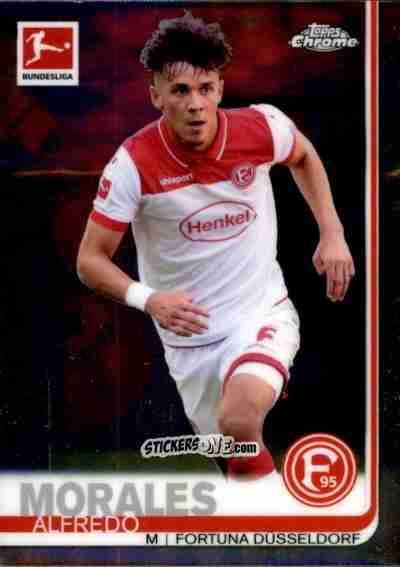 Sticker Alfredo Morales - Bundesliga Chrome 2019-2020 n. 62 - Topps