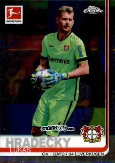 Cromo Lukáš Hrádecký - Bundesliga Chrome 2019-2020 n. 65 - Topps