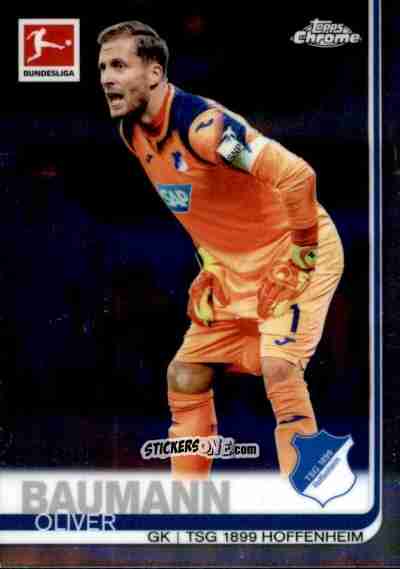Figurina Oliver Baumann - Bundesliga Chrome 2019-2020 n. 69 - Topps